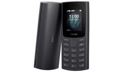 Genuine Nokia 105 4G USB Type-C 2nd Edition 2025 Dual Sim Black + EE Sim + Topup