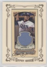 2014 Topps Gypsy Queen Framed Mini Relics Chris Archer #GMR-CA 0v1