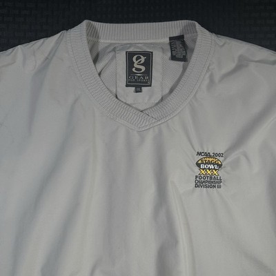 Vintage 2002 NCAA Division III Stagg Bowl College Football Pullover 2XL Flaws