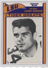 1983 Sunbeam Bread LSU Tiger Greats Johnny Robinson #34 HOF 0q3