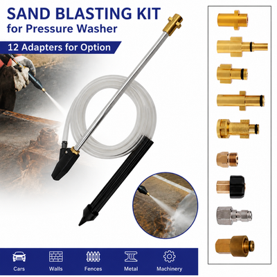 #ad 2600 PSI Sandblasting Kit for Pressure Washer Sand Blaster Attachment Power $23.99