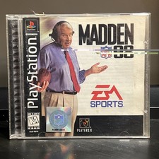 Madden NFL 98 (Sony PlayStation 1, 1997) PS1 Football Video Games Sports Game