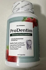 ProDentim Advanced Oral Probiotics For Healthy Teeth, Gums, Fresh Breath 60 Caps