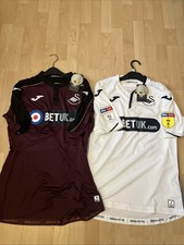Swansea City 2018/2019 Kits L. Daniel James Printed With Championship Badge
