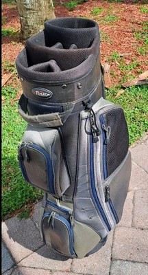 golf cart strong bag TOUR TECHNOLOGY 7 div shoulder strap rain cover all zip wor