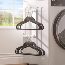 Hanger Organizer Stacker, Magnetic Hanger Holder, Retractable Hanger Storage ...