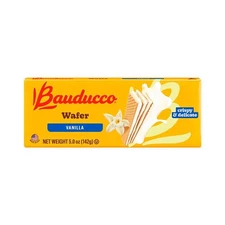 Bauducco Vanilla Wafers - Crispy Wafer Cookies With 3 Delicious, Indulgent, D...