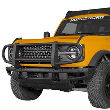 Full Grille Guard Front Brush Bar For Ford Bronco 2021 2022 2023 2024 2025 2026