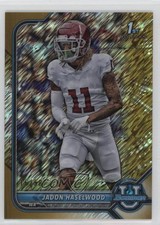 2021 Bowman U Chrome Prospects Gold Shimmer Refractor 16/50 Jadon Haselwood fm0