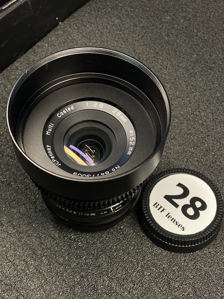 Sony E Cine JC Penney 28mm f/2.8 Wide MC Cinemod for Sony E-Mount BTF Lenses - Image 2 of 4