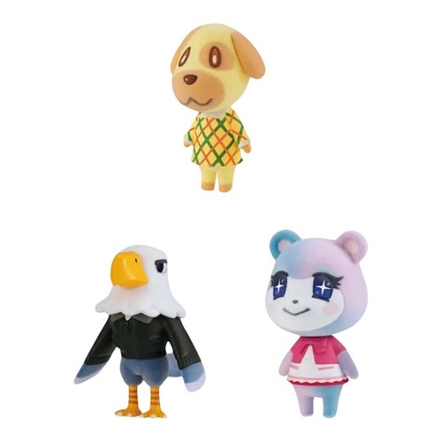 8/o - Finance Bandai Shokugan - Anial Crossing: New Horizons Villager Flocked Doll Collection