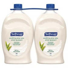 Softsoap Soothing Aloe Vera Moisturizing Hand Soap Refill Twin Pack 2 x 2.36L  