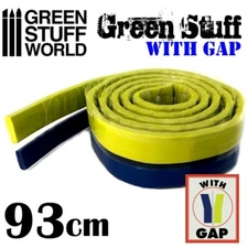 Green Stuff World Kneadatite Blue/Yellow Green Stuff 36.5" 93cm Epoxy Putty Bar