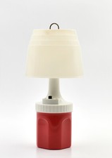 Battery Operated Plastic Night Light Lamp Design UK U.K. Red White