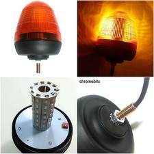 12-24V Emergency LED Amber Warning Light Lorries Recovery Vehicles 3 Patterns