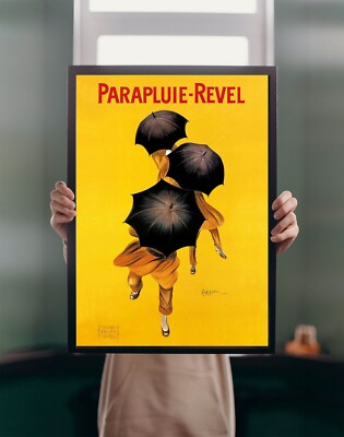 Parapluie Revel 1922 POSTERDRUCK Cappiello Jugendstil A5A1 Vintage Wandbild