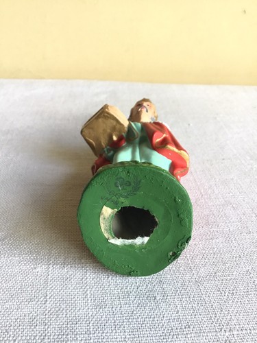Vintage Japan Christmas Nativity Plaster Wiseman Replacement Figurine 5"H - Picture 7 of 7