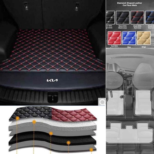 Alfombrillas impermeables delanteras y traseras aptas para todos los modelos KIA para todo tipo de clima - Imagen 20 de 45
