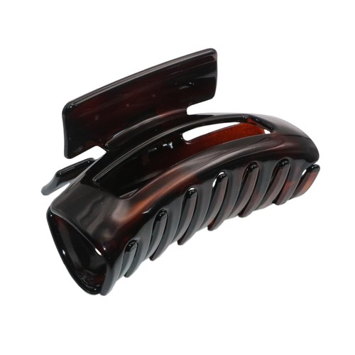 Parcelona French Nuovo Rettangolo Grande Guscio Celluloide Mascella Artiglio Capelli per Donna - Foto 1 di 8
