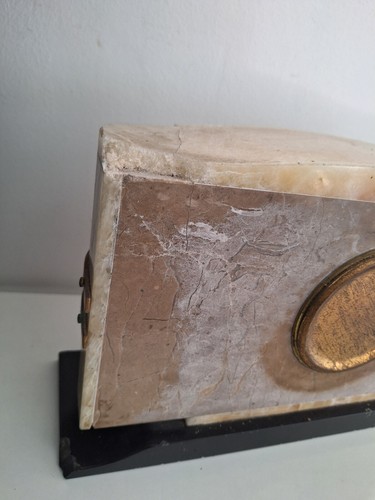 Antique Pendulum, Clock IN Marble Bayard. Vintage Clock Old Pendulum Marble - Photo 13 sur 15