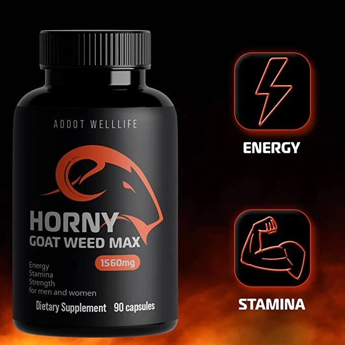 Horny Goat Weed Extract 1560mg Maca, Saw Palmetto Ginseng, Arginine 90 caps - Image 3 of 4