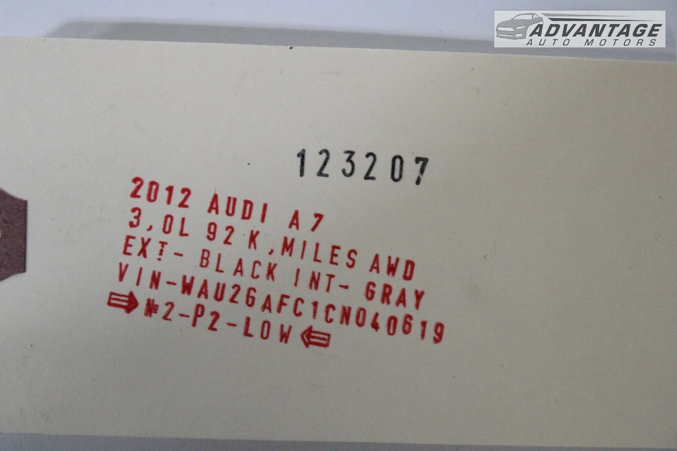 2012-2017 AUDI A7 QUATTRO FRONT SUSPENSION SUBFRAME CRADLE CROSSMEMBER OEM - Image 4 of 4