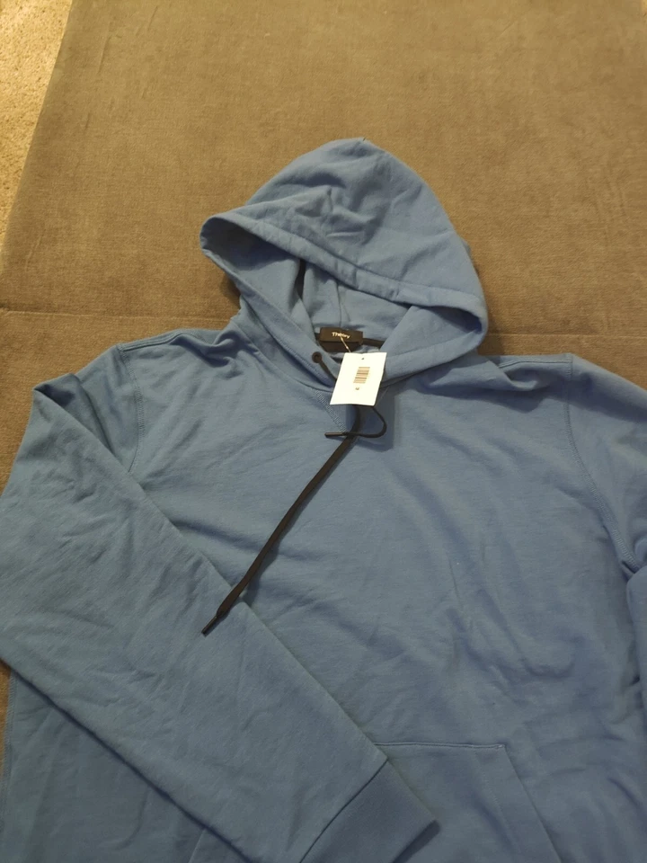 NWT Theory Fleece Lined Loft Hoodie Beige Stone XXL - Image 4 of 4