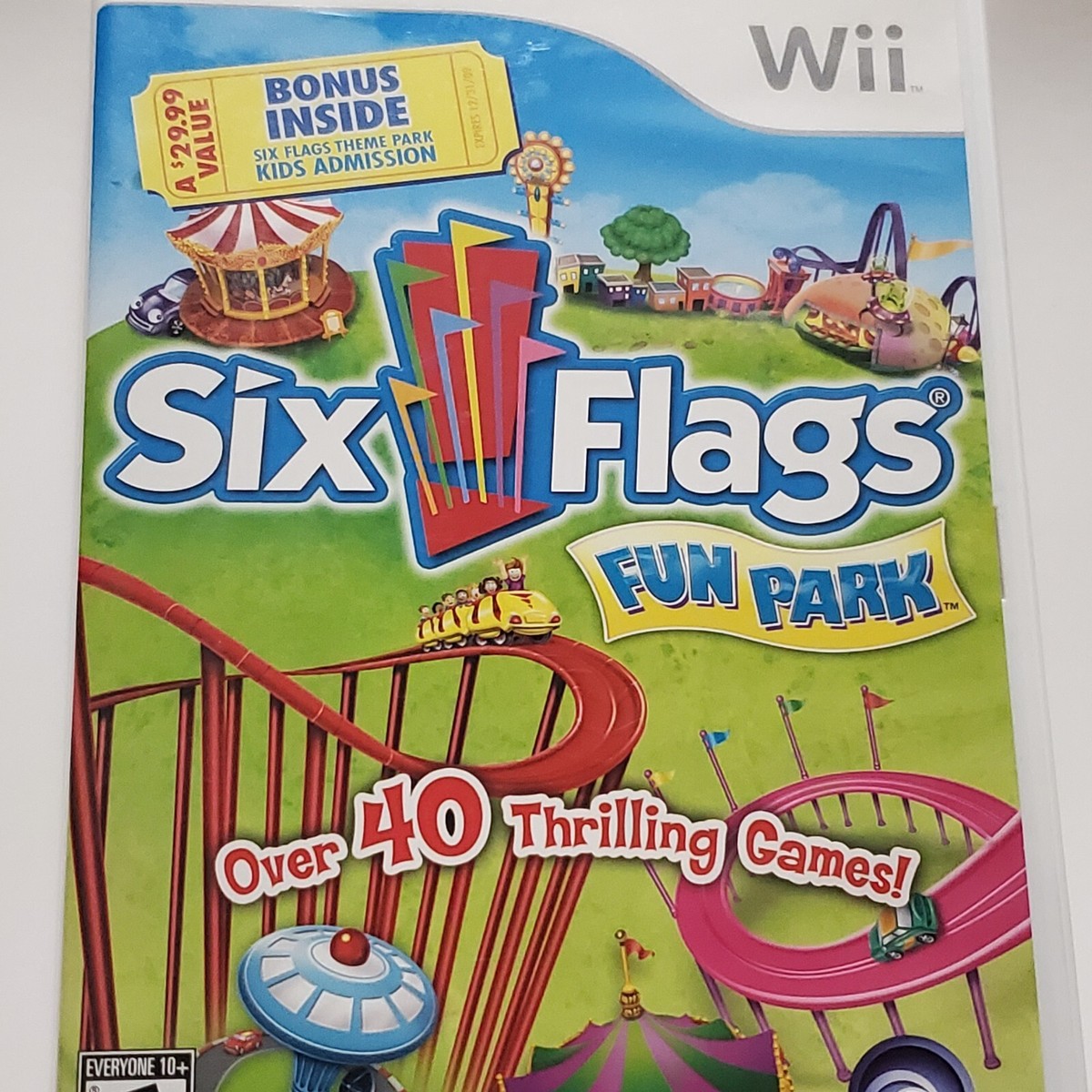Wii Six Flags Fun Park Video Game Nintendo | eBay