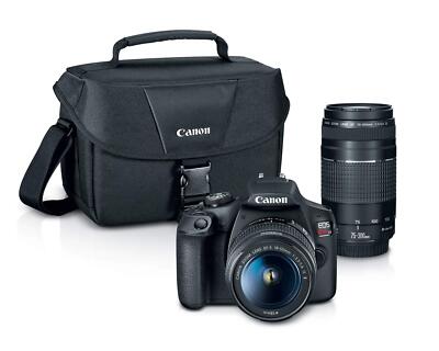 EOS Rebel T7 EF18-55mm + EF 75-300mm Double Zoom KIT