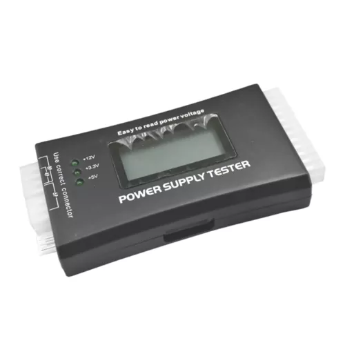 LCD Digital Power Tester LCD PC Computer 20/24 Pin 4 PSU ATX BTX ITX SATA HDD