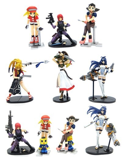 SR namco x CAPCOM Complete All 10 types Yujin Gashapon Vintage
