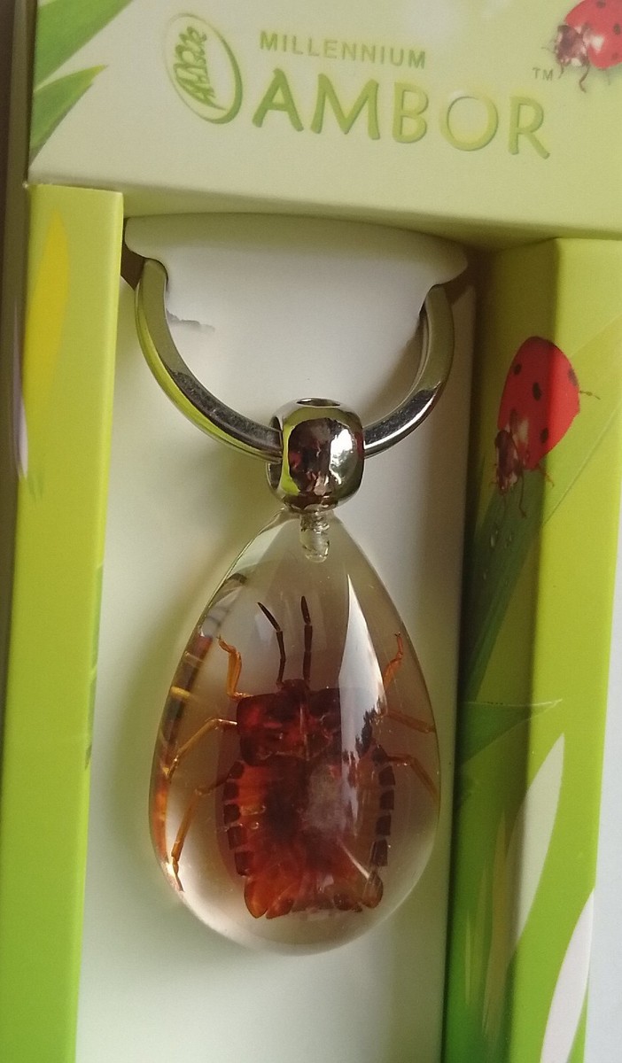 Novelty Keyrings Metal Key Chain Ring Animal Collectable Gift Ladybird