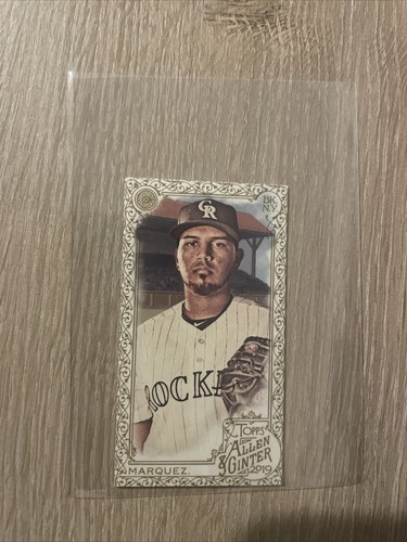 2019 Topps Allen and Ginter Mini #294 GOLD BORDER German Marquez Rockies