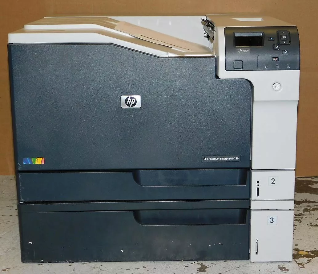 HP LASERJET ENTERPRISE M750 COLOR LASER PRINTER LESS THAN 100K