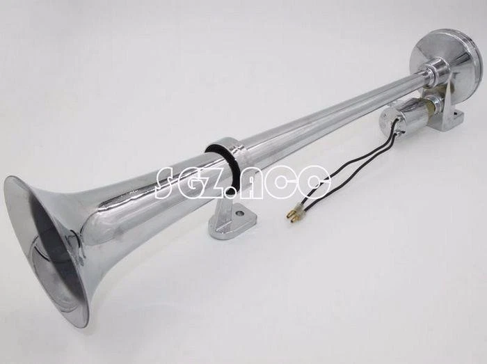 2X 12V TRAIN SINGLE TRUMPET AIR Horn 150db Crazy Loud Horns POUPE GRANDE  - Imagem 2 de 3
