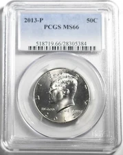 2013 P Kennedy Half Dollar Coin PCGS MS66