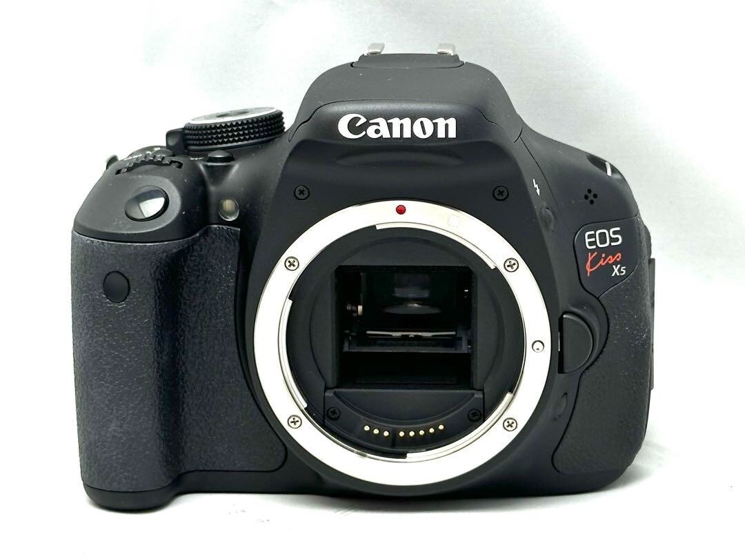 canon　EOS kiss5 Canon EOS Kiss X5 Double Zoom Lens Kit - 18MP DSLR Camera Great