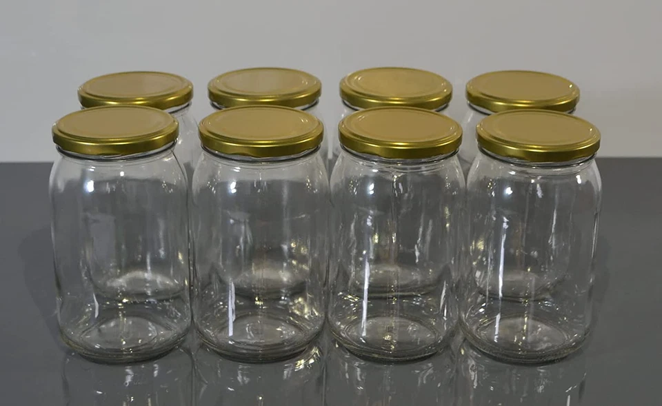 40 stk Einweckgläser 900 ml Deckel Gold Einmachglas Vorratsgläse Einmachgläser - Bild 1 von 1