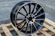 Single Wheel 18x9.5 Et35 5x112 Cb66.6 Black Machined For Mercedes Benz One Rim Single Wheel 18x9.5 Et35 5x112 Cb66.6 Black Machined For Mercedes Benz One Rim