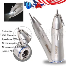 USA Dental 1:1 Optic Fiber Low Speed External Straight Surgical Handpiece ns
