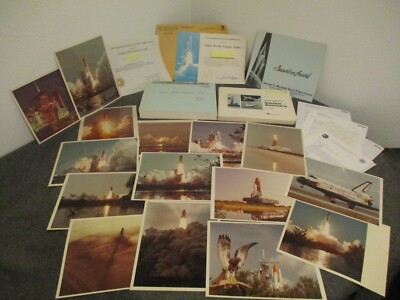 NASA ROCKWELL SPACE SHUTTLE TRANSPORTATION & SYSTEM BOOKS+1st GEN PHOTOS/CERTS++