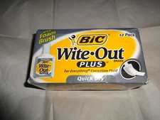 Bic white out Plus (12 pack)