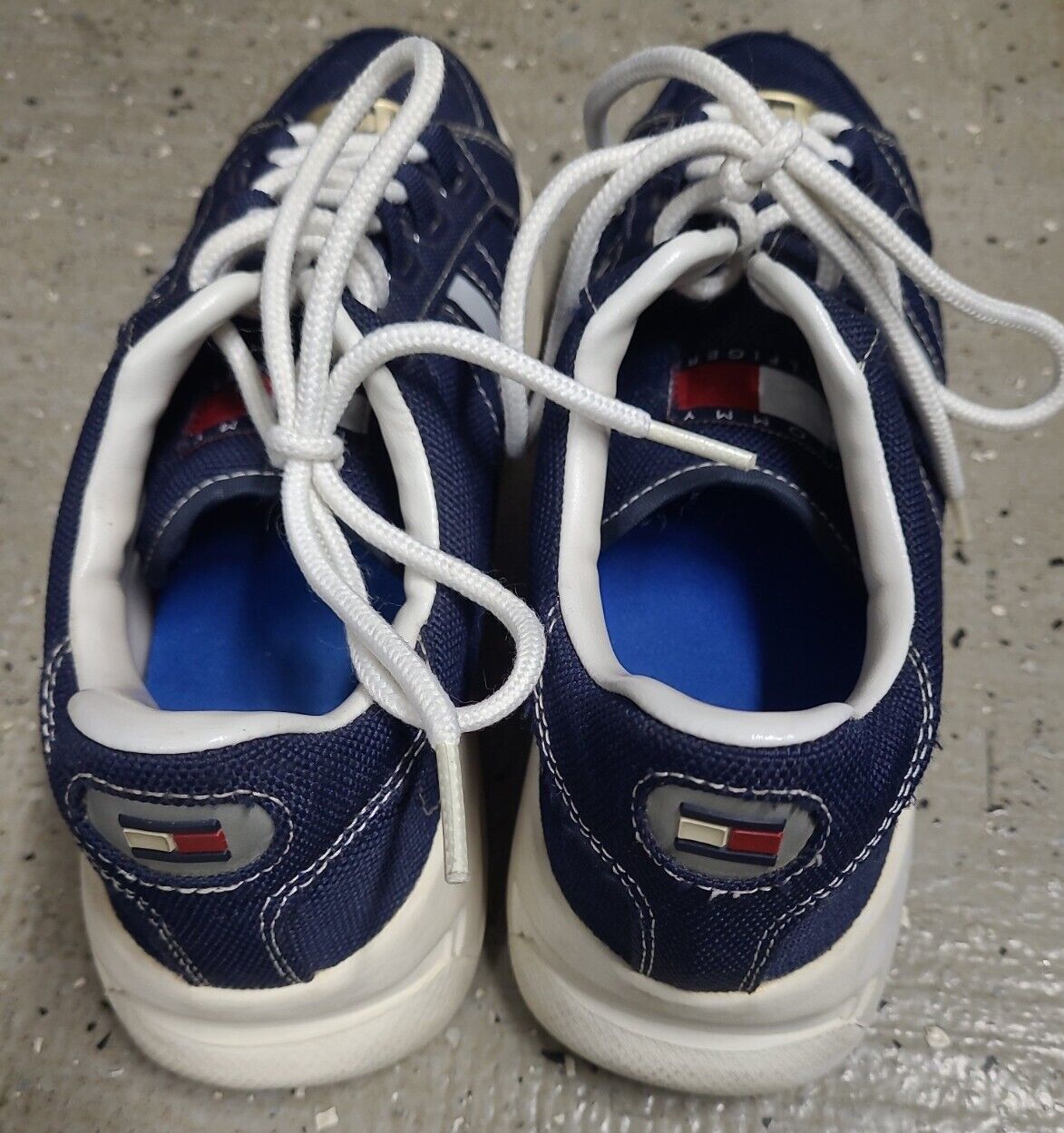 Women's shoes TOMMY HILFIGER 8.5 (EU 39) sneakers blue canvas BF810-39