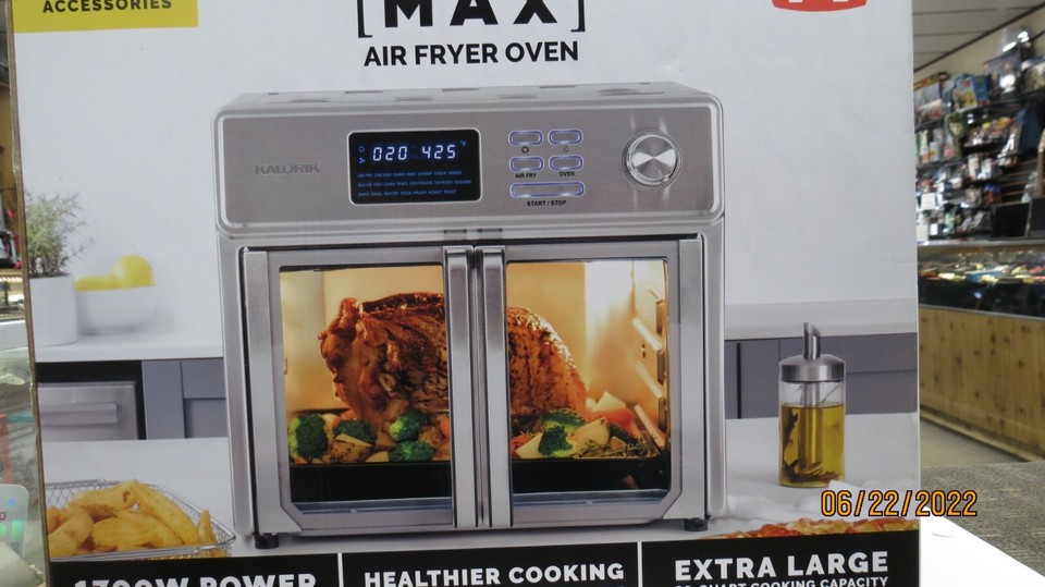 KALORIK MAXX AFO 46045 SS 26QT DIGITAL AIR FRYER OVEN 10IN1 9