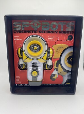 NEW SPYBOTS Cybernetic Security Robots Roboear Listening Robot 100 FT Distance