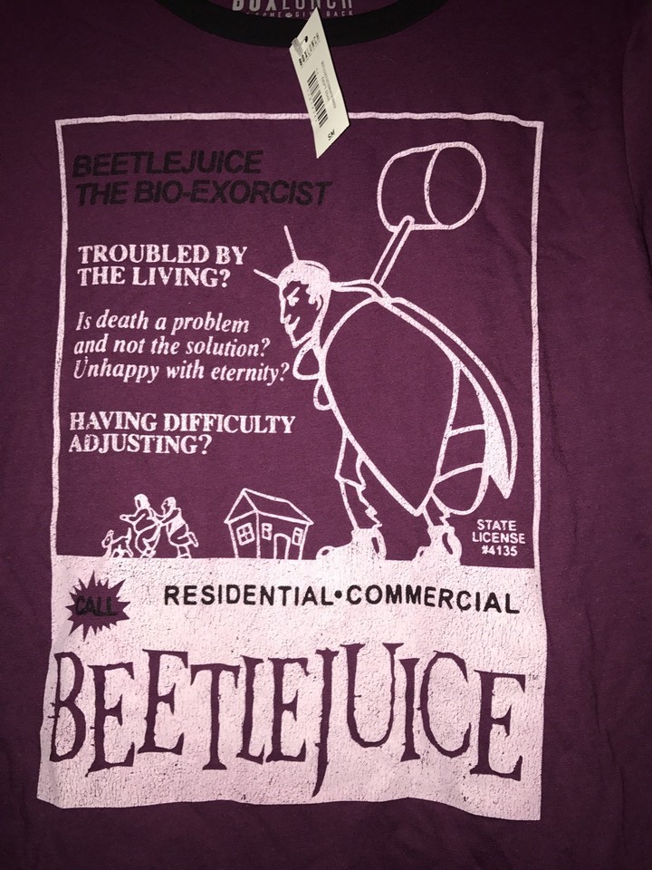 Beetlejuice Film 90s Horreur Film Homme Cave Dispersion Coussin