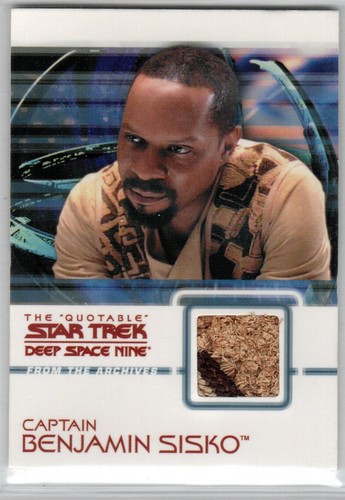 THE ZITABLE STAR TREK DEEP SPACE NINE C11 CAPTAIN BENJAMIN SISKO KOSTÜMKARTE