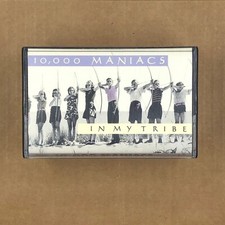 10,000 MANIACS Cassette Tape IN MY TRIBE 1987 Rock Alternative Rare