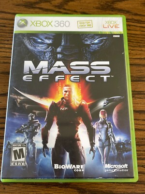 Mass Effect (Microsoft Xbox 360, 2007) Complete w/ Manual