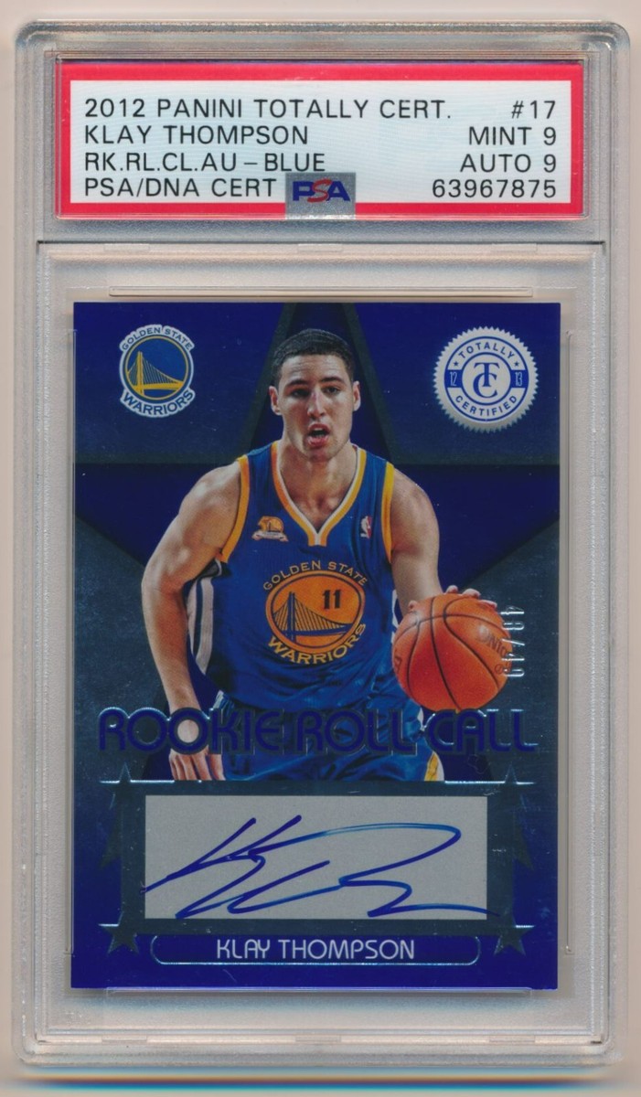 KLAY THOMPSON 2012-13 TOTALLY CERTIFIED BLUE ROOKIE ROLL